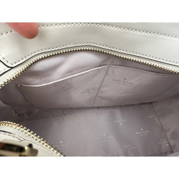 Kate Spade New York Elegant Leather Handbag - New with Tags, White - Picture 6 of 15